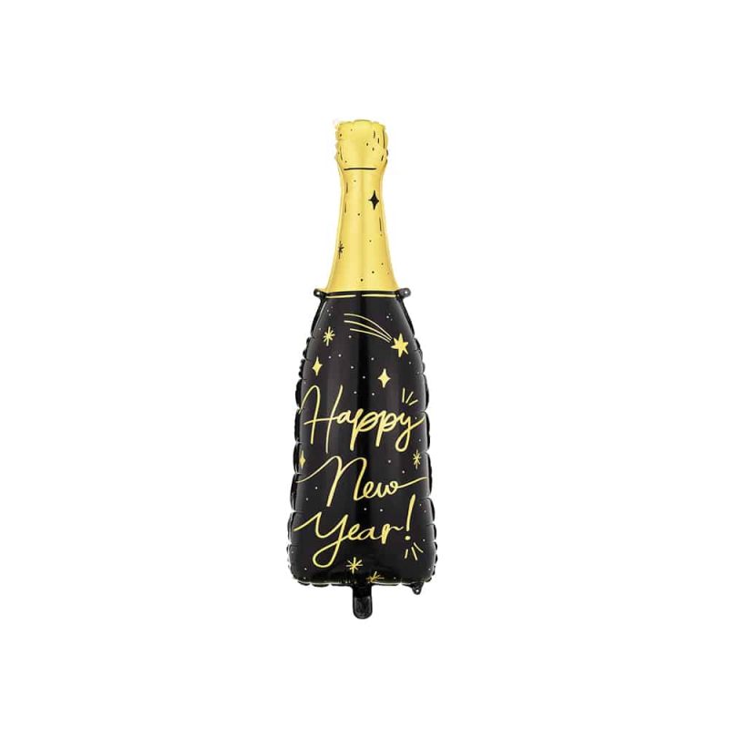Folie-Ballon-Happy-New-Year-Flaske