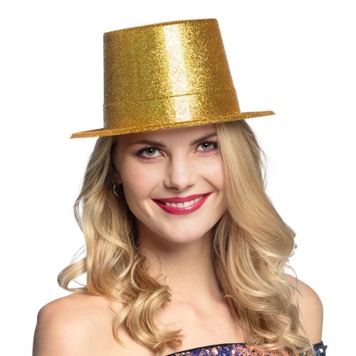 Guld-hat-med-glitter-kvinde