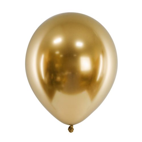 Latex-Ballon-Glossy-Guld-30-cm-50-stk