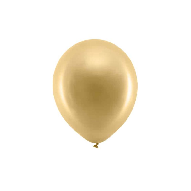 Metalliske-Guld-Balloner-23cm-100-stk